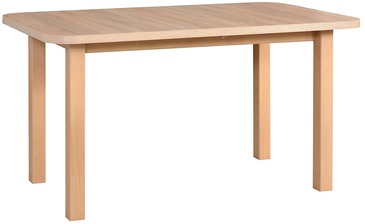 Stół drewniany do jadalni rozkładany Reeveli 140-180x80 cm dąb sonoma