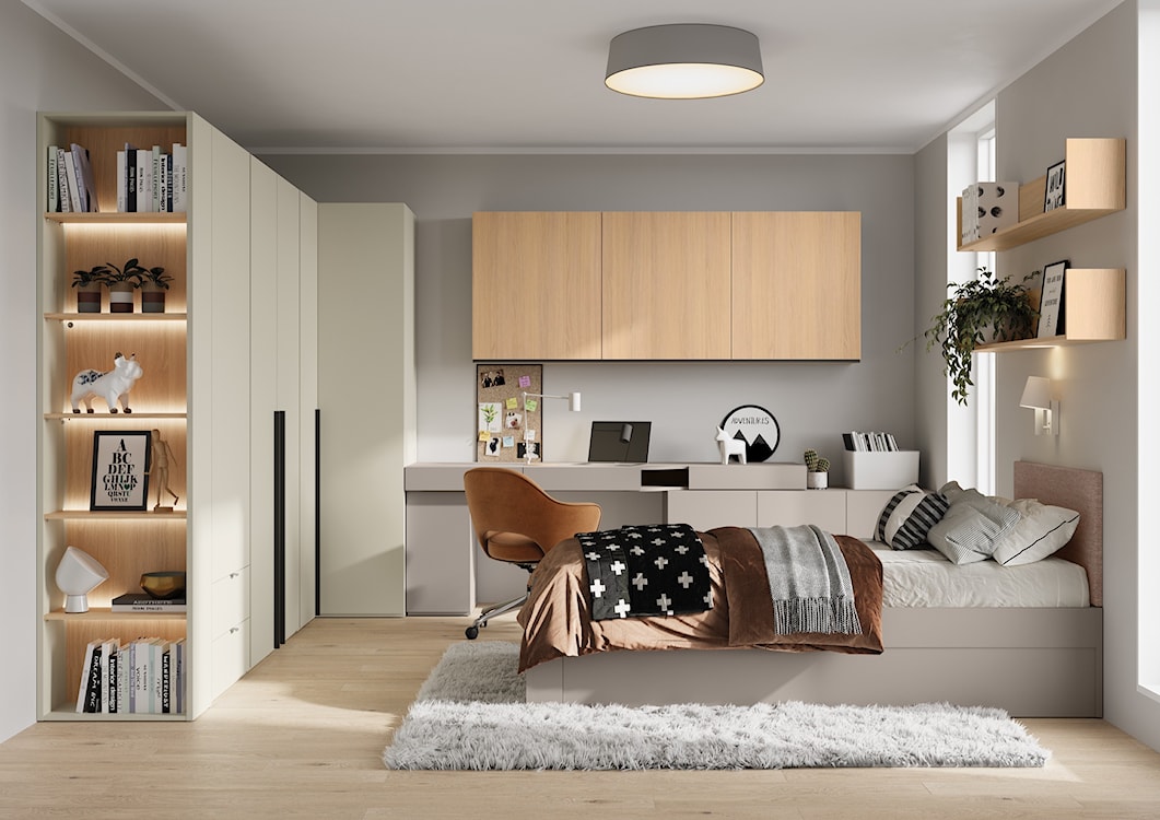 Panel tapicerowany ścienny Woow 95 cm brązowy  - zdjęcie 4