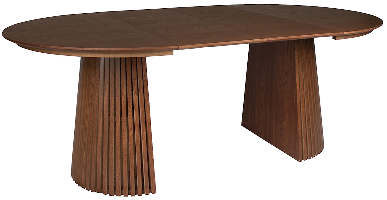 Stół rozkładany Formisty 120-200x120 cm lamele orzech 