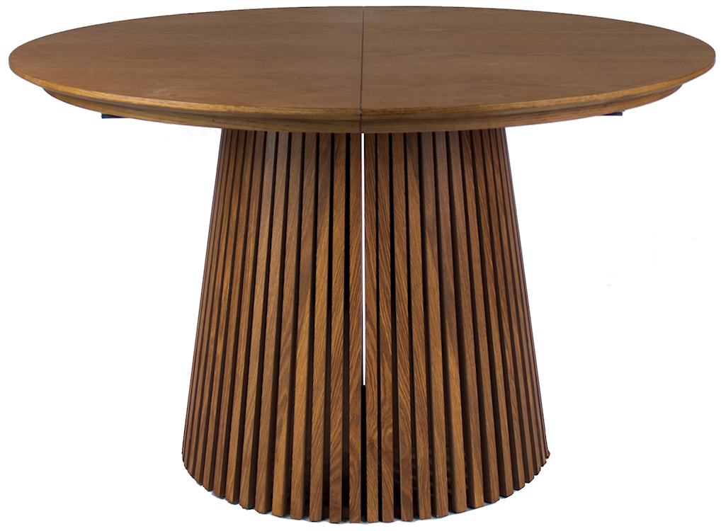 Stół rozkładany Formisty 120-200x120 cm lamele orzech  - zdjęcie 3