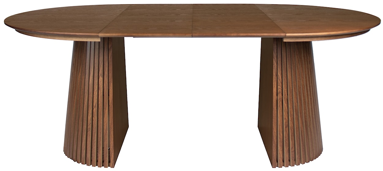 Stół rozkładany Formisty 120-200x120 cm lamele orzech  - zdjęcie 2