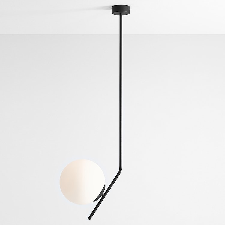 Lampa wisząca Pipeally 95 cm czarna  - zdjęcie 5