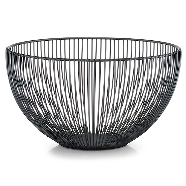 Miska na owoce Mevian czarna 25x25x14 cm 