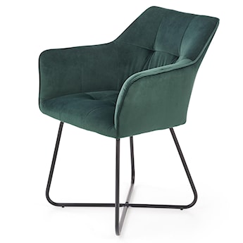 Krzesło tapicerowane Rupee zielone