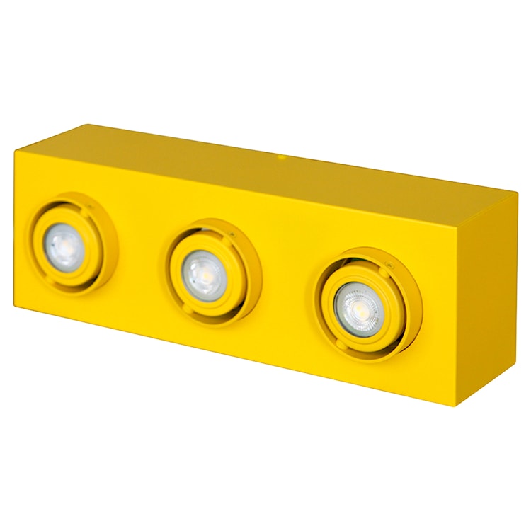 Lampa sufitowa Boxie x3 LEGO mini żółta 