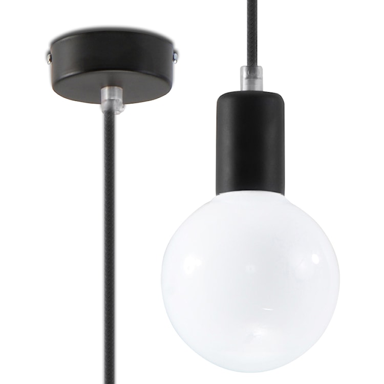 Lampa wisząca Aritted 106 cm czarna