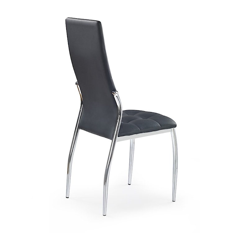 Krzesło tapicerowane K209 czarne  - zdjęcie 2