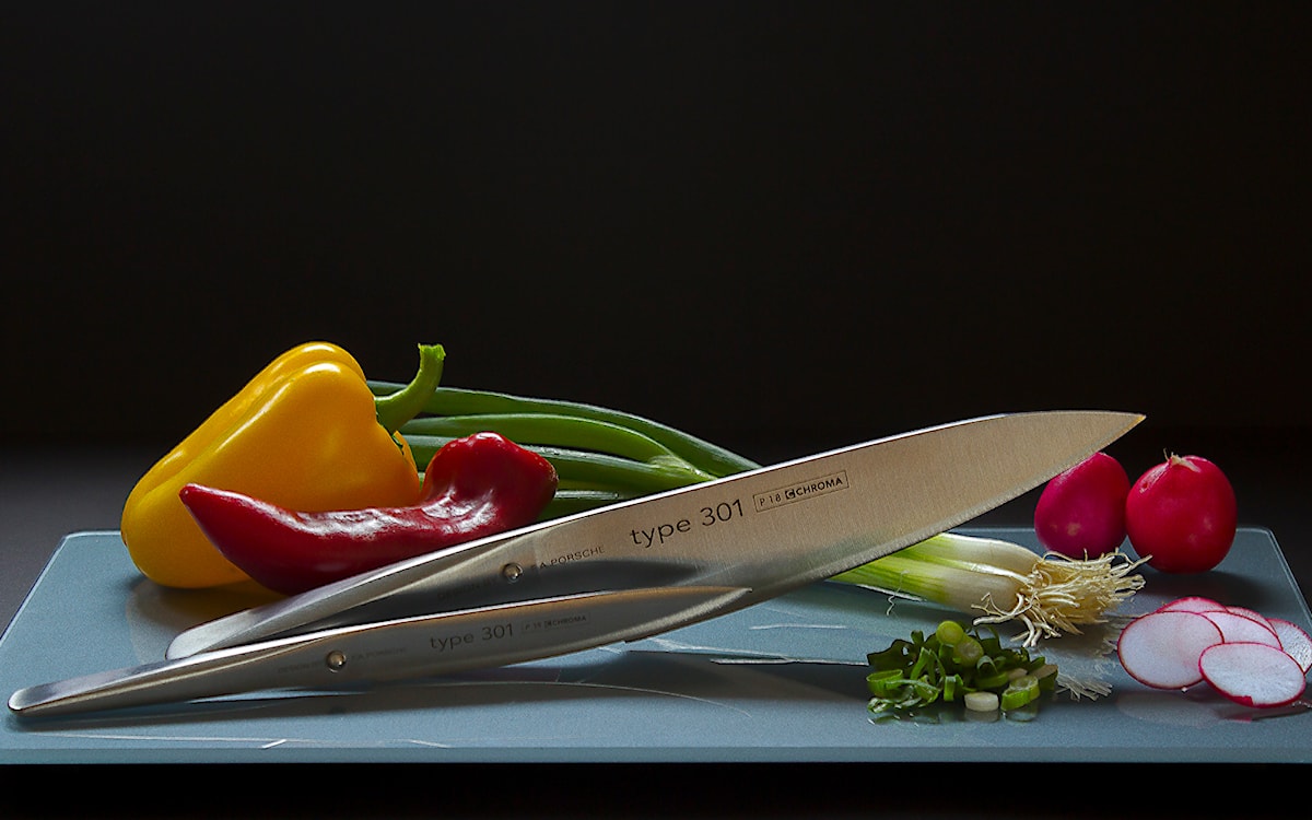 Zestaw dwóch noży: nóż do obierania 77 mm oraz nóż kucharza 200 mm  - zdjęcie 6