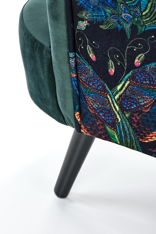 Fotel wypoczynkowy Assalish zielony velvet  - zdjęcie 8