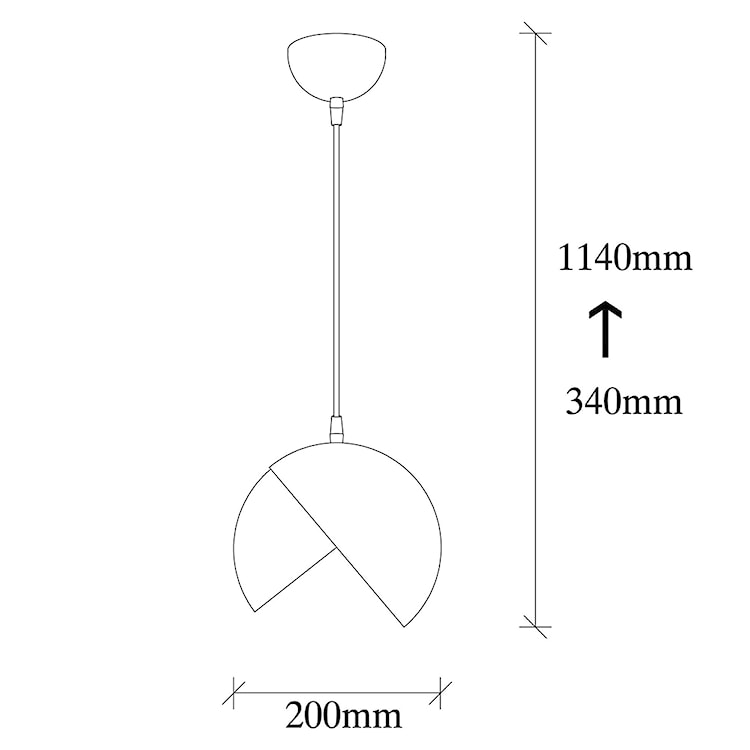 Lampa wisząca Hortensis o średnicy 20 cm  - zdjęcie 6