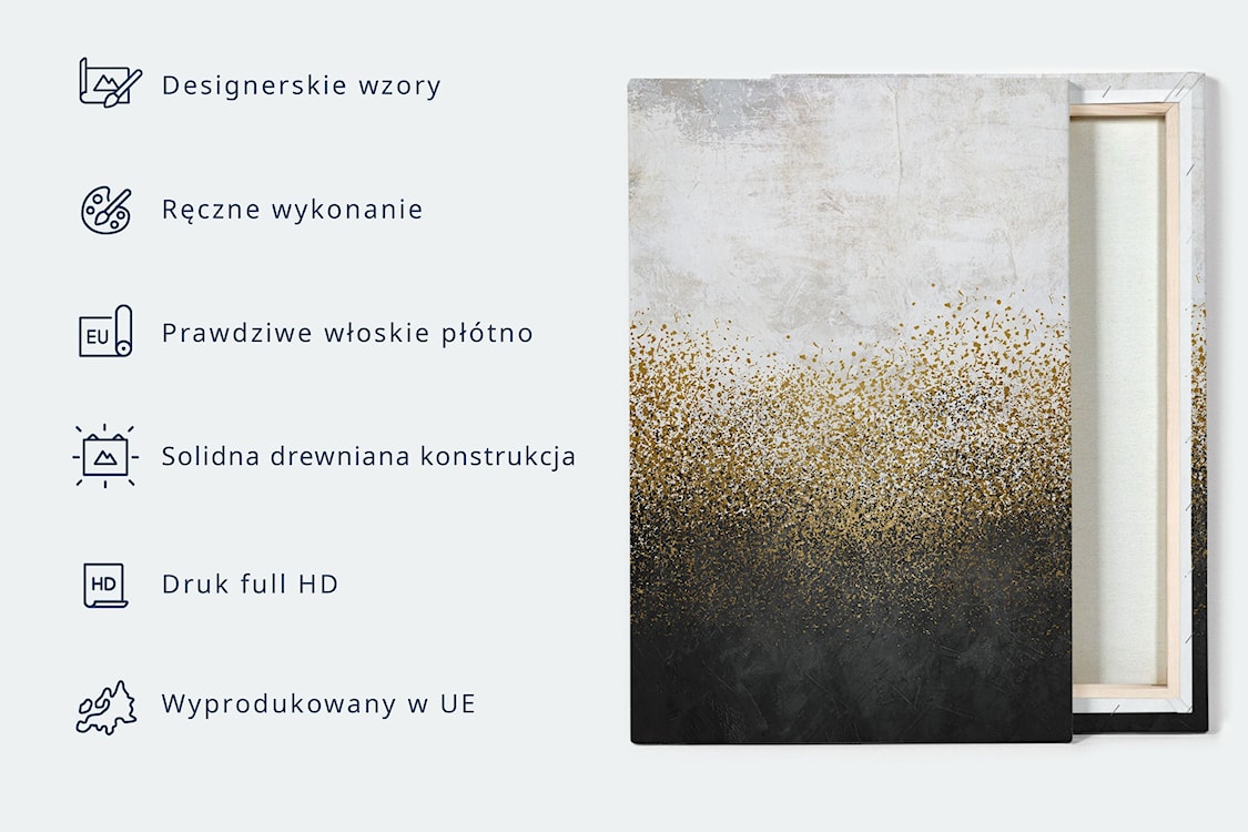 Obraz Falujące wstęgi 90x60 cm  - zdjęcie 3