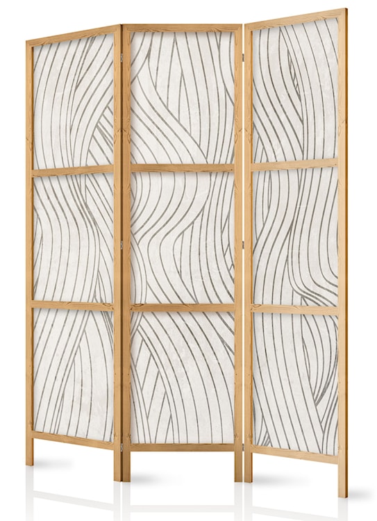 Parawan japoński Falujące wstęgi 161x135 cm 