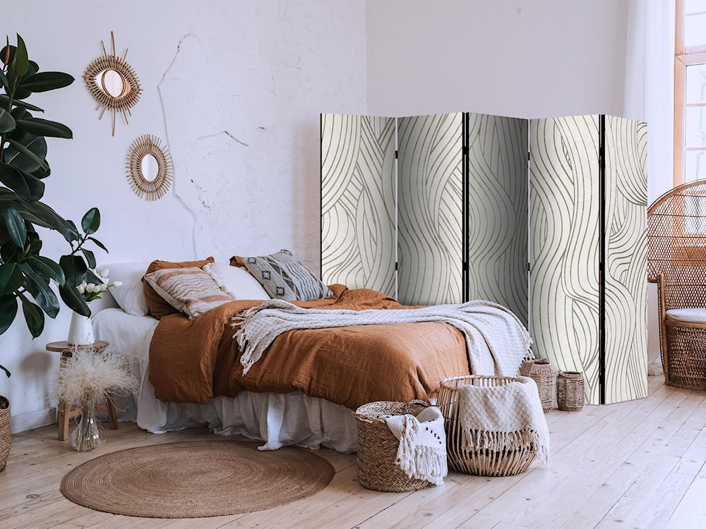 Parawan Falujące wstęgi 225x172 cm  - zdjęcie 3