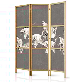 Parawan japoński Ornament z żurawiami 161x135 cm