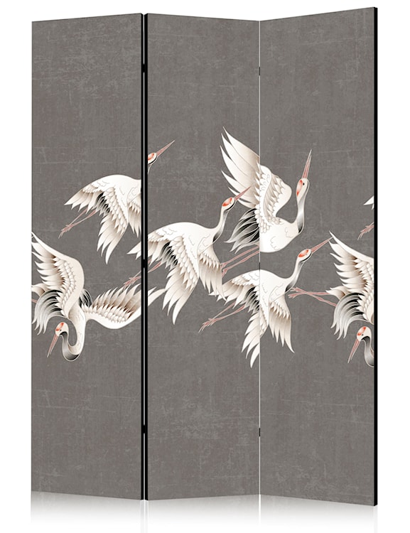 Parawan Ornament z żurawiami 172x135 cm 
