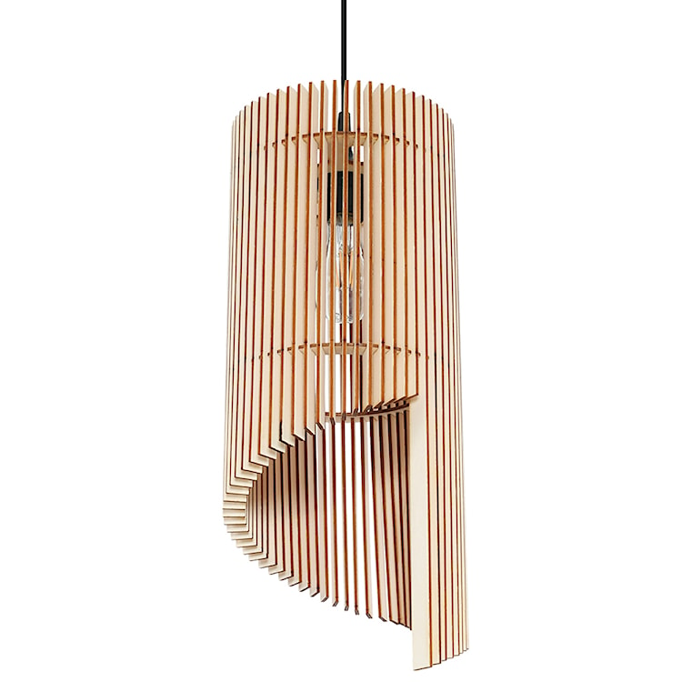 Lampa wisząca Axelo drewniana średnica 21 cm 