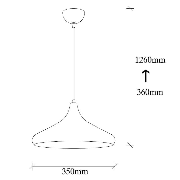 Lampa wisząca Theyro średnica 35 cm złota  - zdjęcie 5