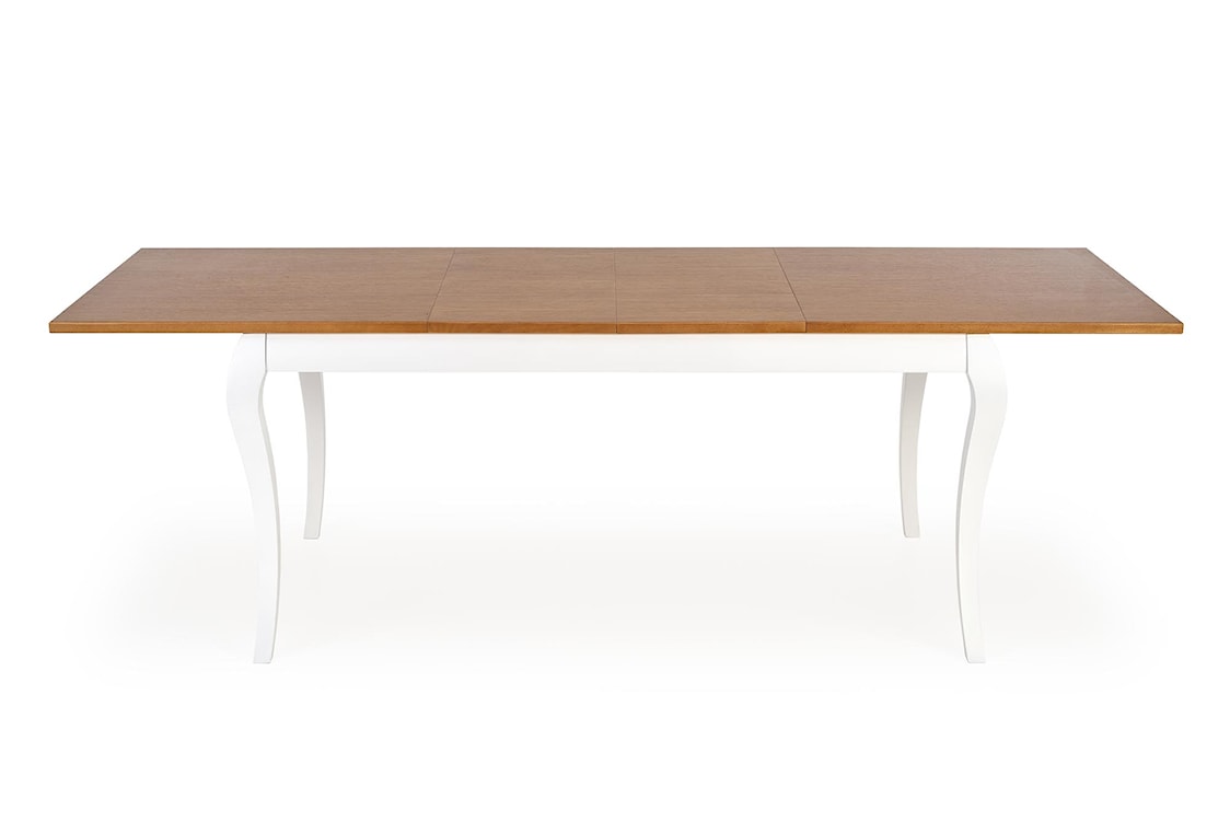 Stół rozkładany Mossibi 160-200x80 cm ciemny dąb/biały  - zdjęcie 10