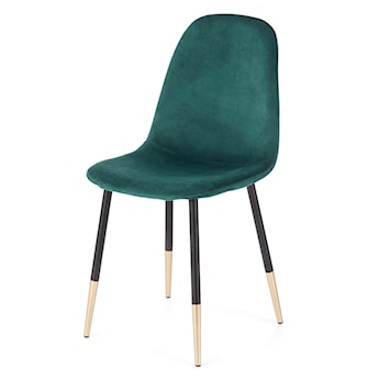 Krzesło tapicerowane Darcine zielone