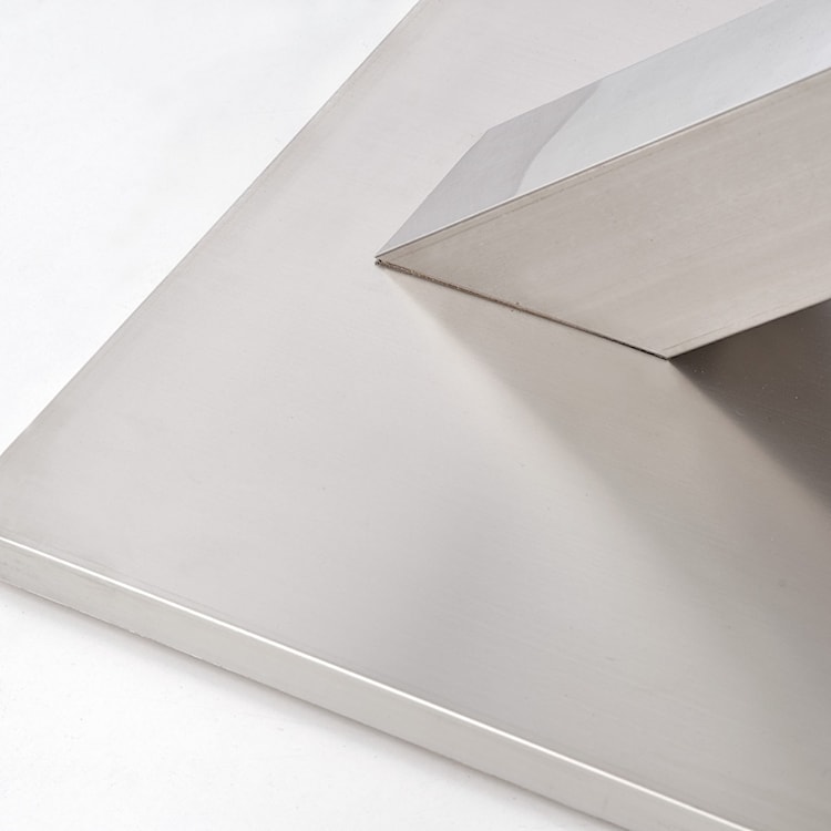 Stół rozkładany Reinosa 160-220x90 cm biały ze szklanym blatem  - zdjęcie 5