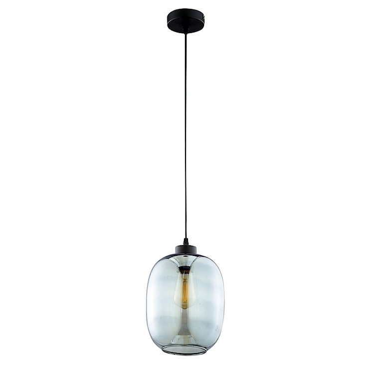 Lampa wisząca Oelia 170 cm szklana grafitowa 