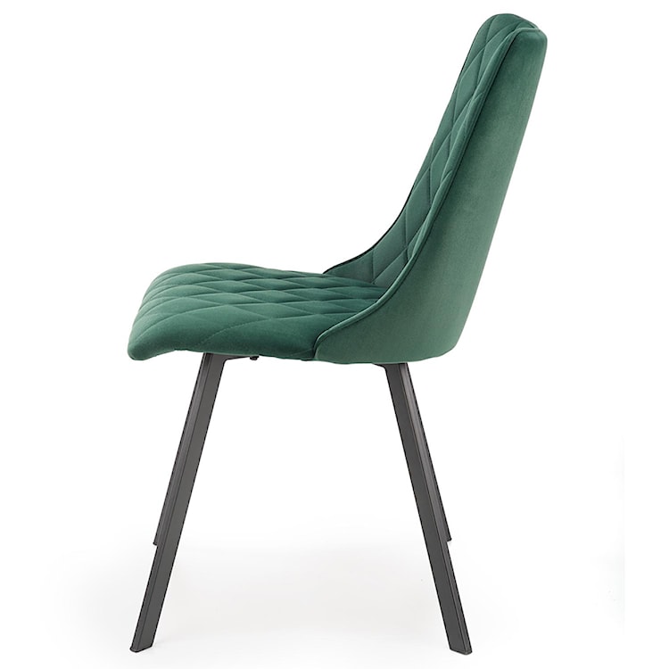 Krzesło tapicerowane Dreasies zielone  - zdjęcie 3