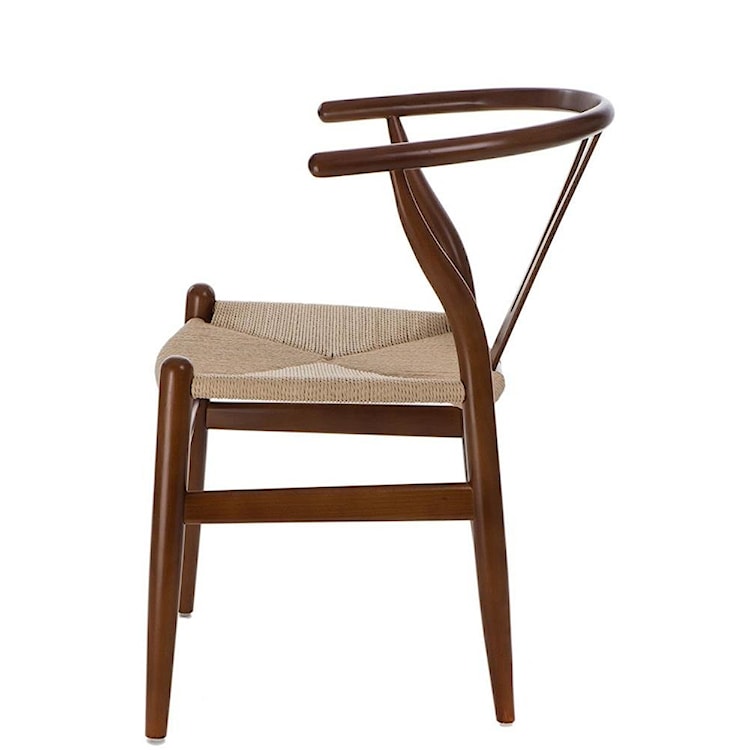 Krzesło Wicker brązowe  - zdjęcie 4