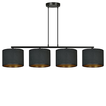 Lampa wisząca Hellid x4 97 cm czarna