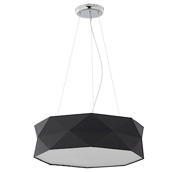 Lampa wisząca Konte średnica 52 cm czarna