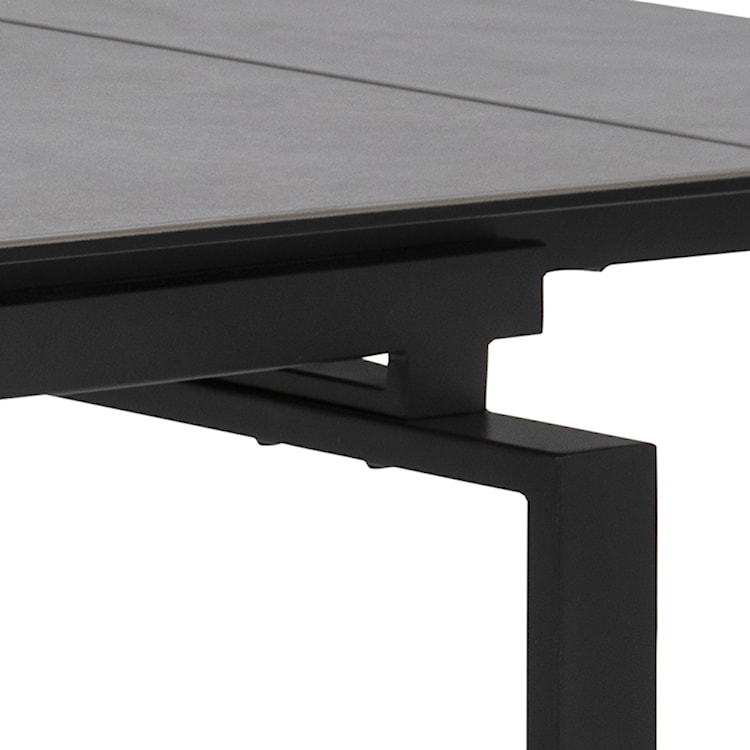 Stół rozkładany Ediazo 160-240x85 cm czarny  - zdjęcie 10