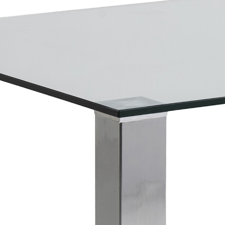 Stół do jadalni Diogo 180x90 cm ze szklanym blatem  - zdjęcie 8