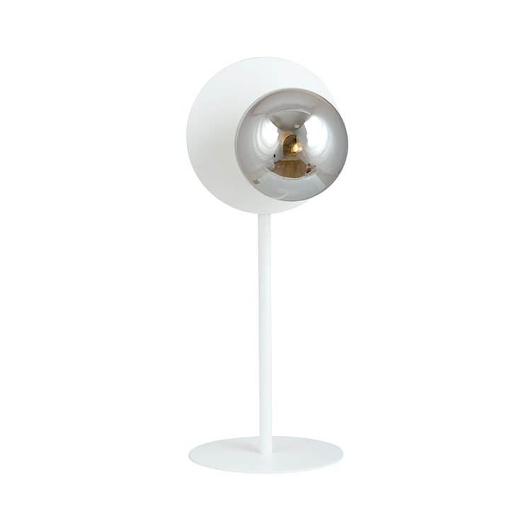 Lampa stołowa Salvies biało-grafitowa  - zdjęcie 2