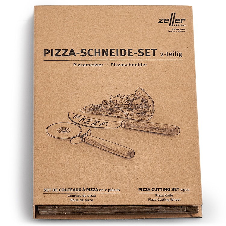 Zestaw przyrządów do pizzy Forche ze stali  - zdjęcie 5