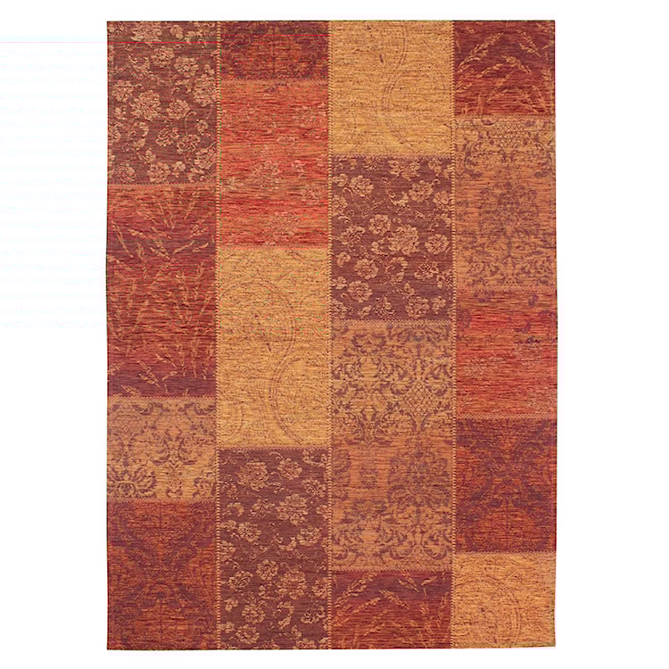 Dywan syntetyczny Patchwork Chenille terracotta Prostokątny/200x290 