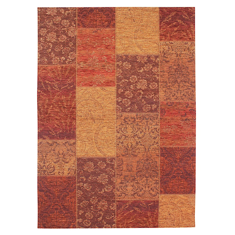 Dywan syntetyczny Patchwork Chenille terracotta Prostokątny/155x230  - zdjęcie 3