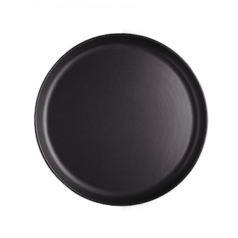 Talerz Nordic Kitchen z kamionki czarny 17x17 cm