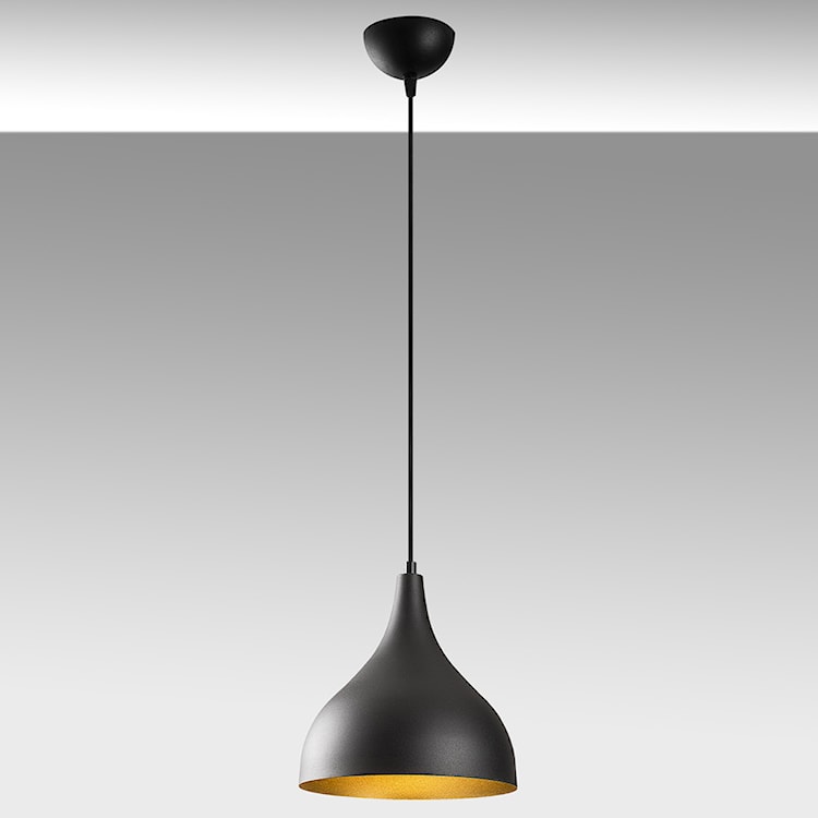 Lampa sufitowa Ardulace średnica 26 cm czarna  - zdjęcie 4