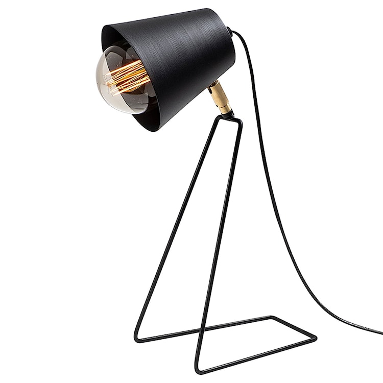 Lampa stołowa Dantarilia minimalistyczna czarna  - zdjęcie 2