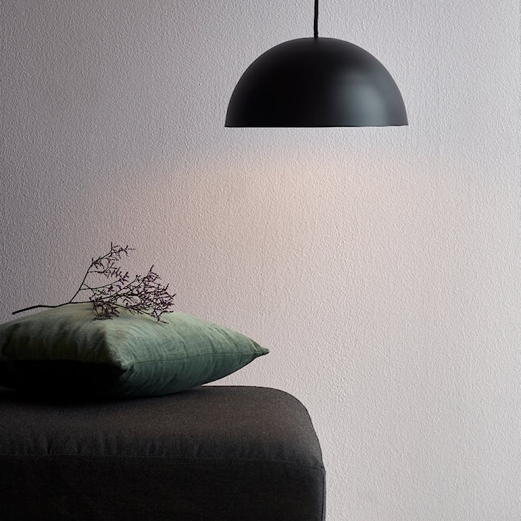 Lampa wisząca Ellen średnia 30 cm czarna  - zdjęcie 2