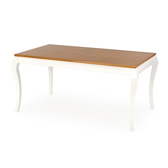 Stół rozkładany Mossibi 160-200x80 cm ciemny dąb/biały