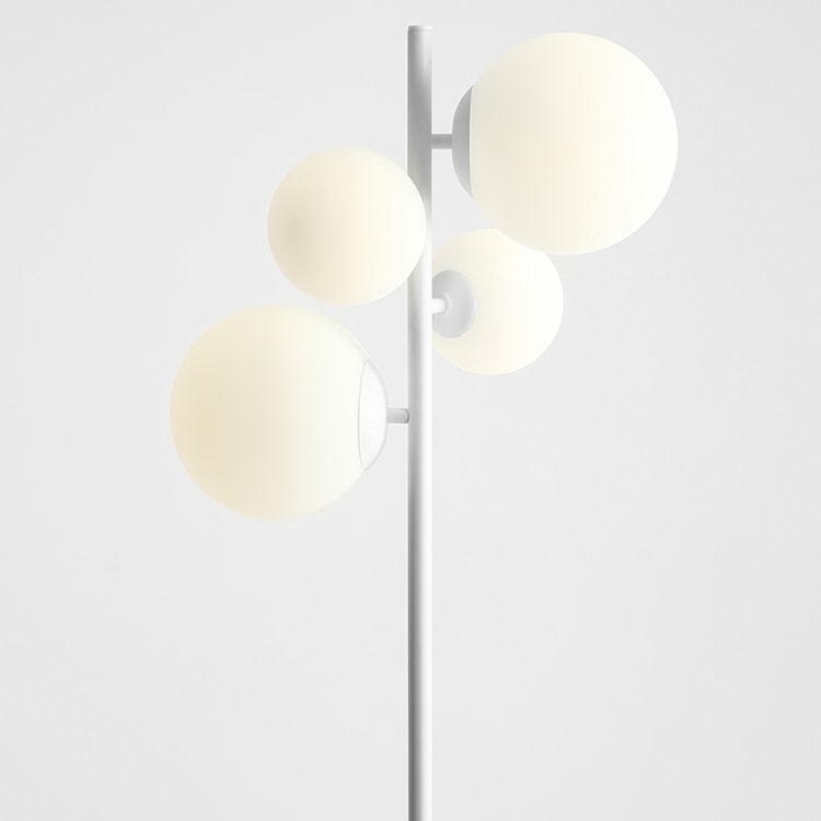 Lampa podłogowa Mauric 161 cm biała  - zdjęcie 7