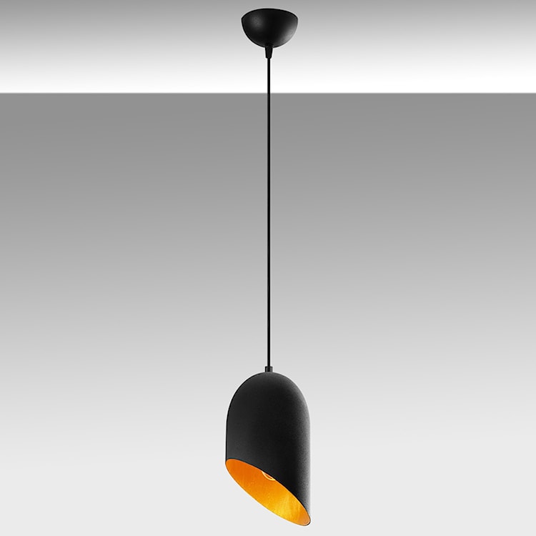 Lampa sufitowa Azariah średnica 25 cm czarna  - zdjęcie 4