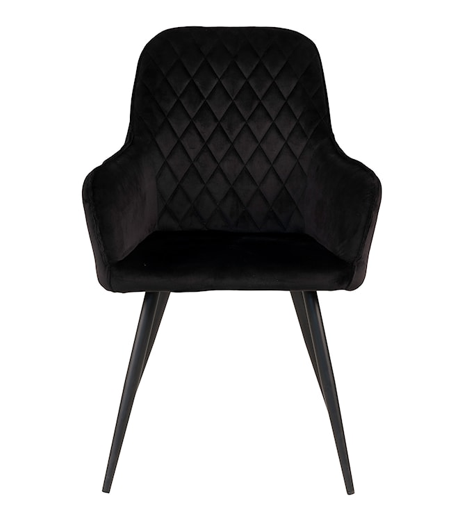 Krzesło tapicerowane Rozates czarny velvet  - zdjęcie 6