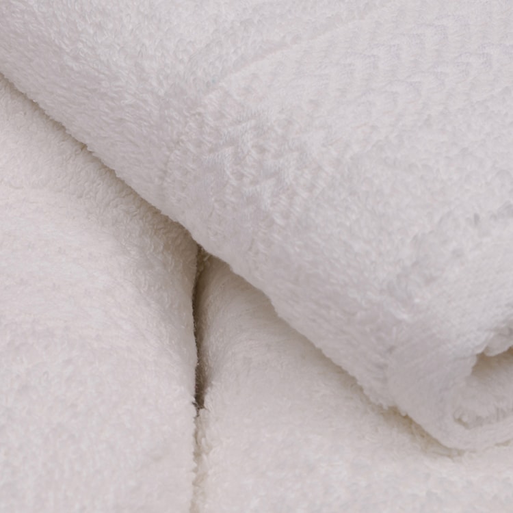 Zestaw trzech ręczników Bainrow biały  - zdjęcie 4