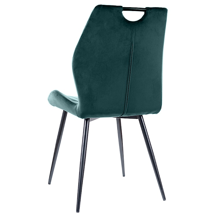 Krzesło tapicerowane Terphing zielone  - zdjęcie 3