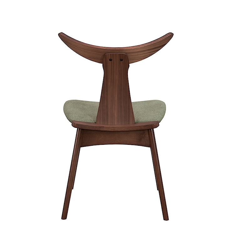 Krzesło drewniane Henrico orzech ciemna zieleń  - zdjęcie 12