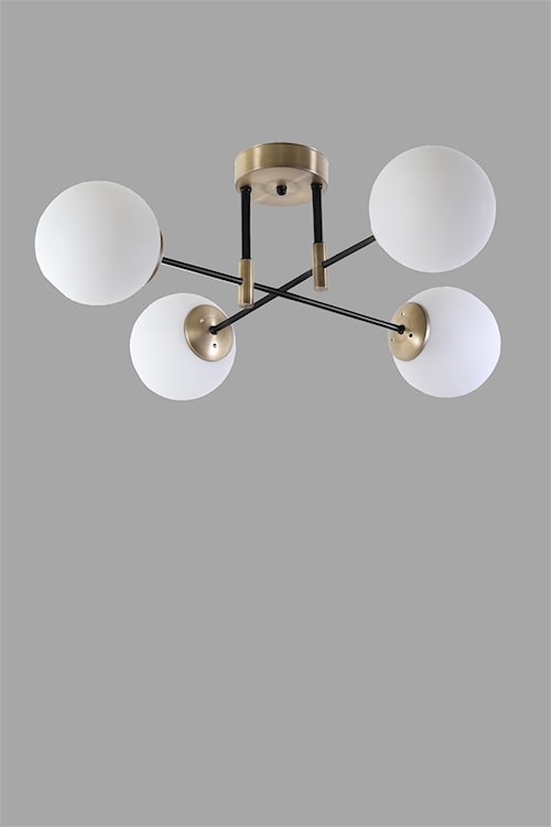 Lampa sufitowa Terrecta x4 biało-złota  - zdjęcie 3