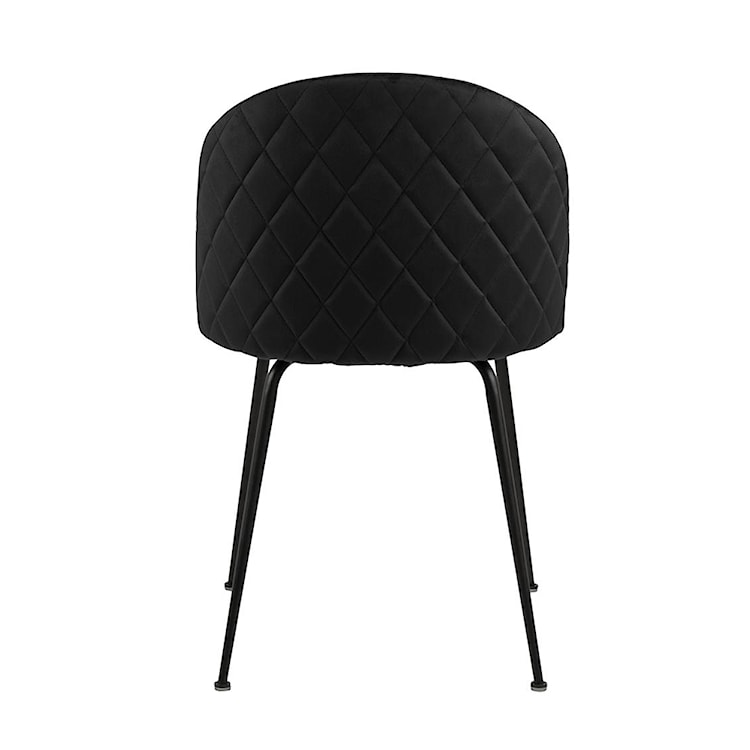 Krzesło tapicerowane Pulasan czarne  - zdjęcie 3