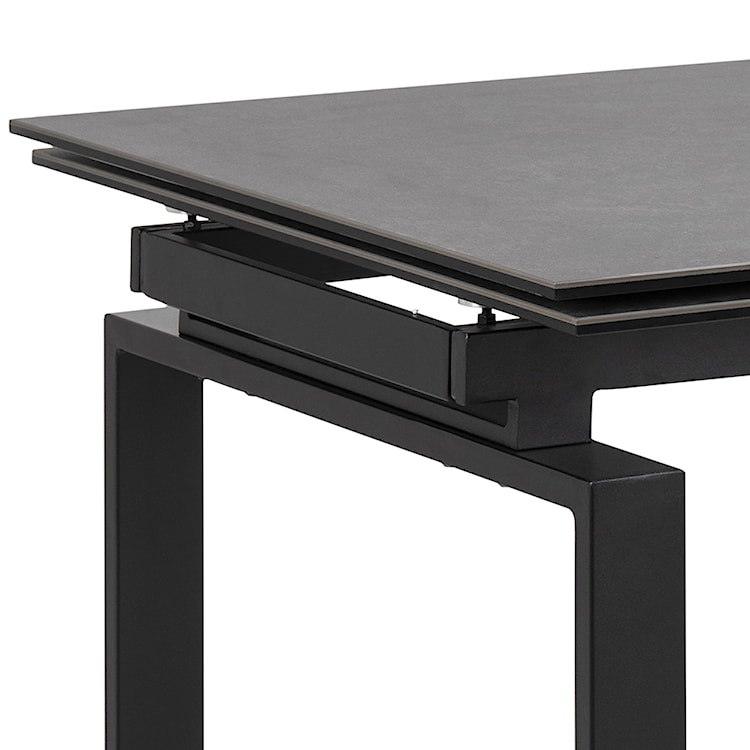Stół rozkładany Ediazo 160-240x85 cm czarny  - zdjęcie 8