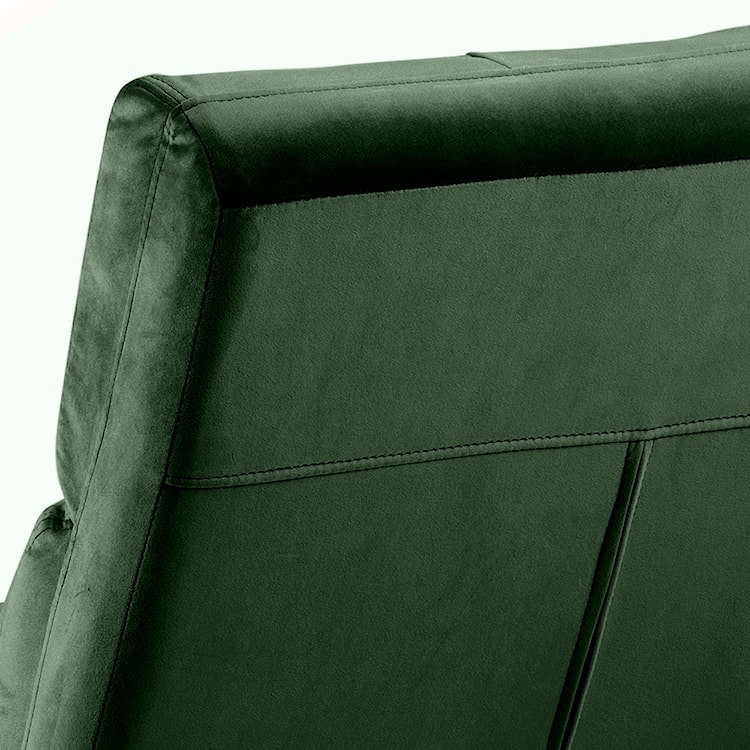 Fotel wypoczynkowy Cerefolium ciemny zielony na czarnej podstawie  - zdjęcie 8